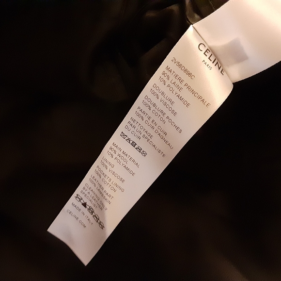 MEN'S CELINE CLASSIC TEDDY JACKET IN TEXTURED WOOL - Picture 6 of 8